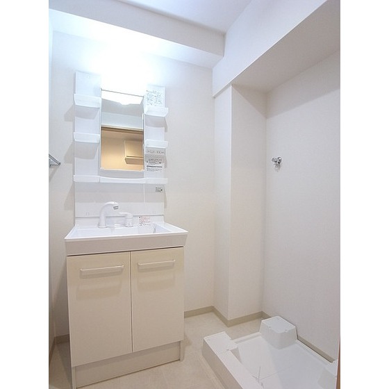 洗面設備　シャワー付き洗面台