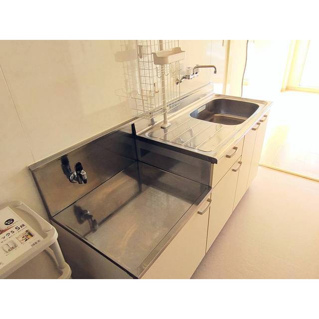 キッチン　ガスコンロ設置可