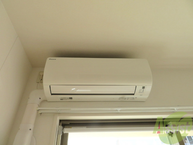その他設備　エアコンが設置してありますので、寒暖対策もばっちり。