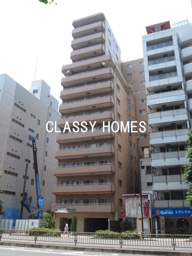 建物外観　2003年竣工　ファミール芝公園グランスイートラ・ヴィル