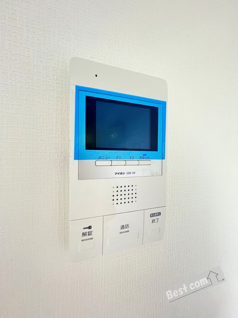 セキュリティ　カラーモニターホンで来訪者を確認できます♪