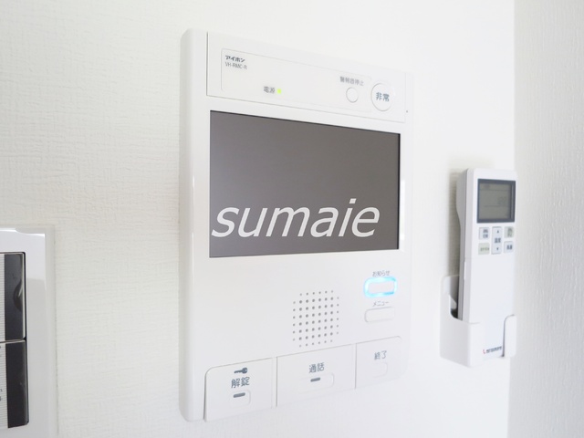 セキュリティ　カラーモニター付オートロック完備で一人暮らしも安心ですね！