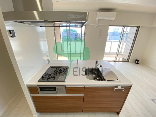 キッチン　シンプルな清潔感のあるキッチンです！