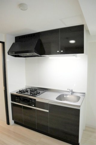 キッチン　自炊をされる方に嬉しい3口コンロ♪