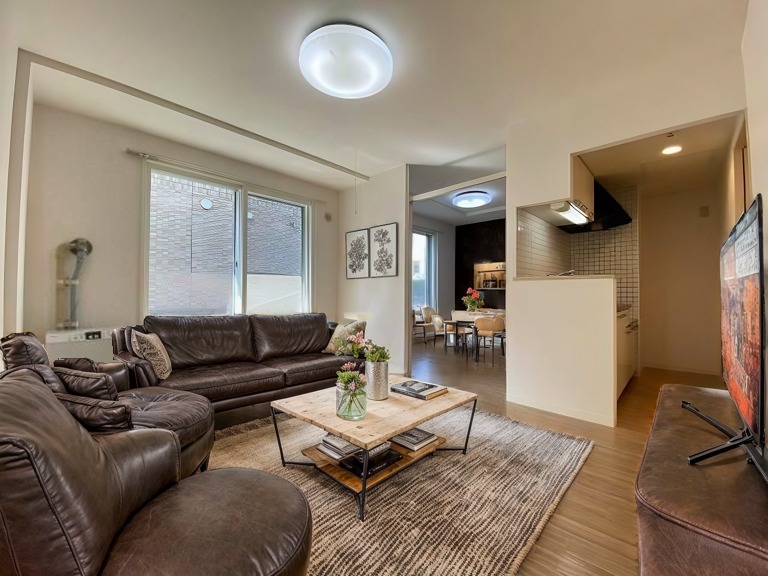 居室・リビング　モデルルーム仕様の画像です。