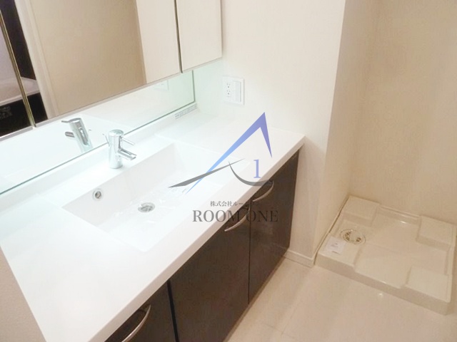 洗面設備　洗面台です。