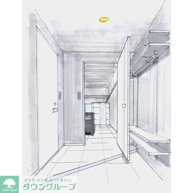 玄関　※イメージパース