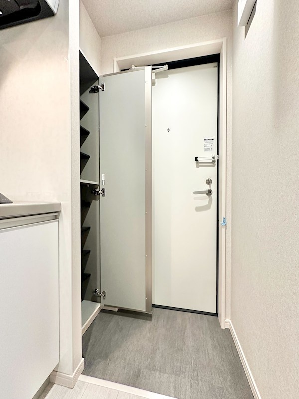 玄関　玄関　シューズボックス付