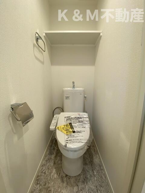 トイレ　ゆったりとした空間のトイレです