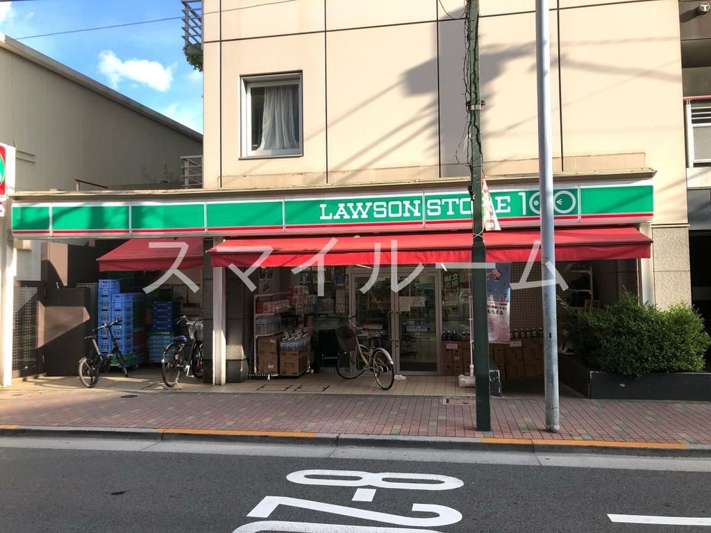 コンビニ　ローソンストア100蓮沼駅前店（コンビニ）まで100m