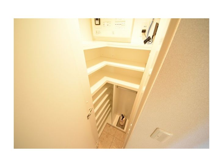 収納　収納もある玄関です