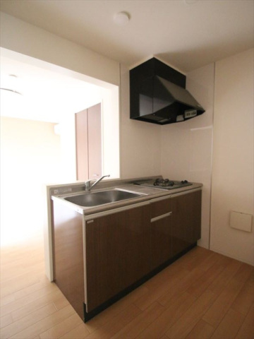 キッチン　システムキッチン2口コンロ付