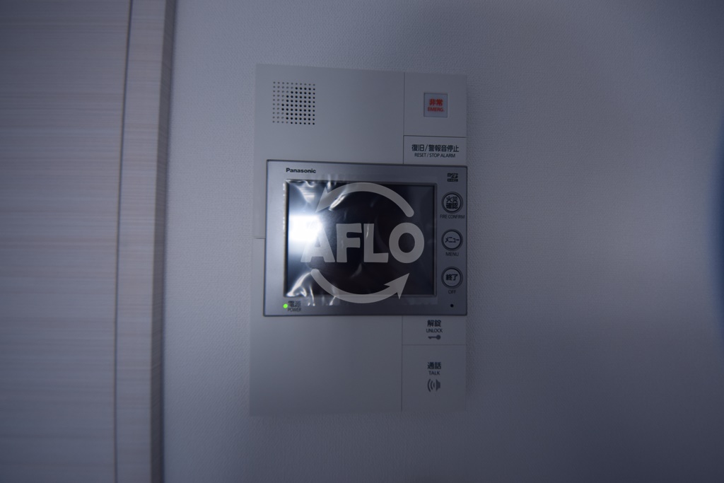 セキュリティ　ワールドアイ難波南ミラージュ　インターホン