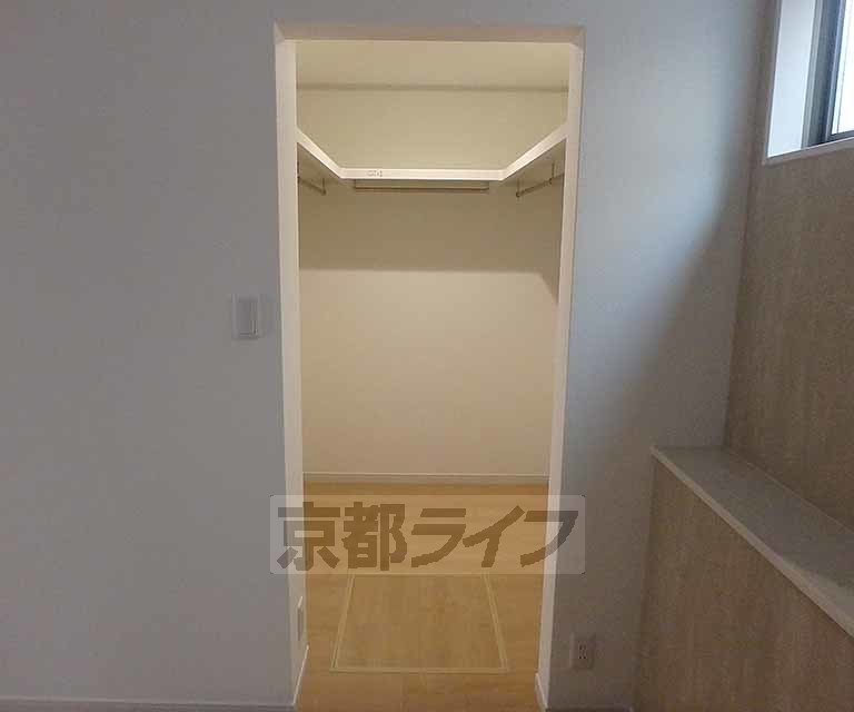 収納　ウォークインクローゼットです。