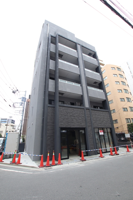 建物外観　■新築マンション■グレーで落ち着いた雰囲気の外観