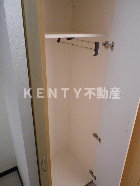 収納　収納があります