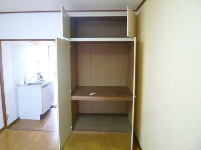 収納　奥行きがあります。