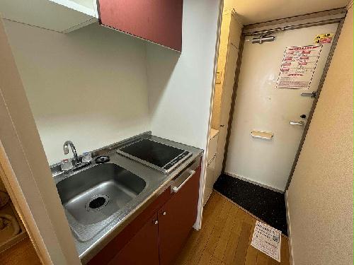 玄関　※同タイプ部屋の写真となります（玄関・キッチン）