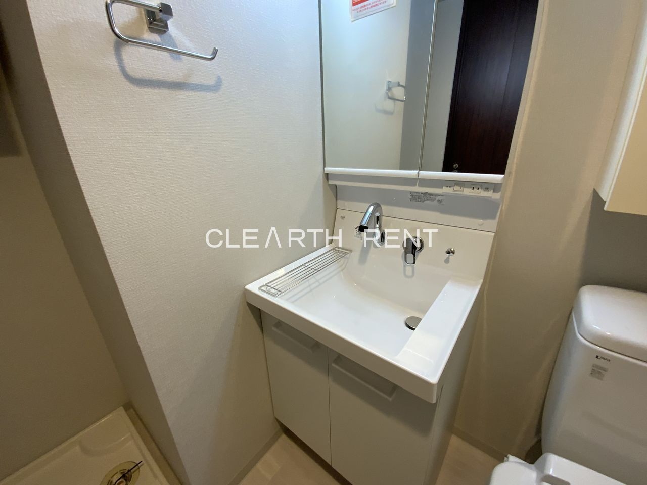 洗面設備　同タイプ別住戸写真となります。現況と異なる場合がございます。