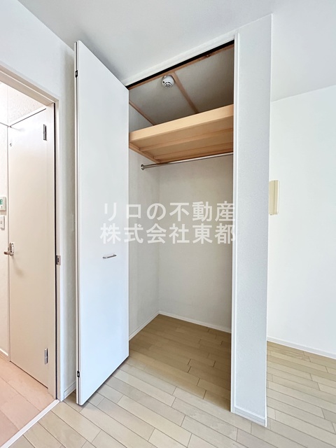 収納　収納はクローゼットタイプなので、整理整頓はかどります☆