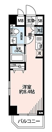 東京メトロ日比谷線 仲御徒町駅 徒歩5分 11階建 築19年の間取り写真