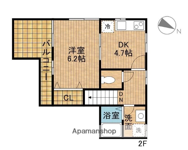 ＪＲ高崎線 赤羽駅 徒歩8分 3階建 築13年の間取り写真