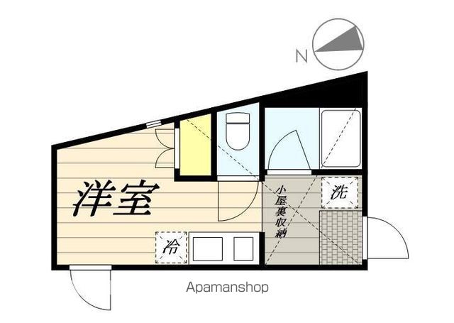 ＪＲ南武線 西国立駅 徒歩8分 2階建 築7年の間取り写真