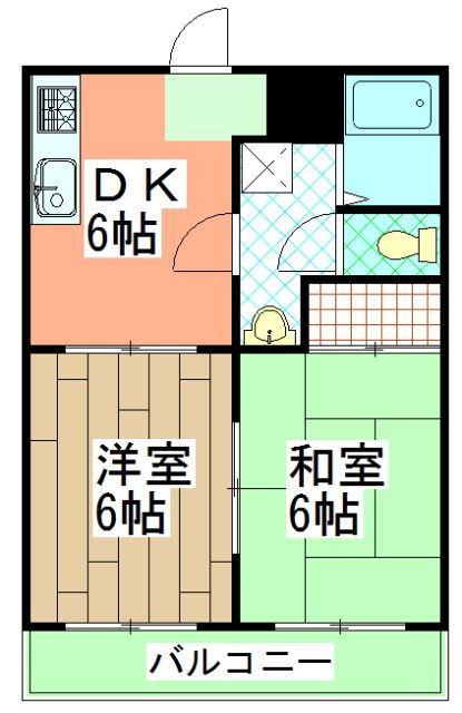 ハイメゾン伊藤の間取り写真