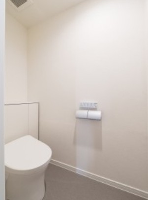 トイレ　ゆったりとした空間のトイレです