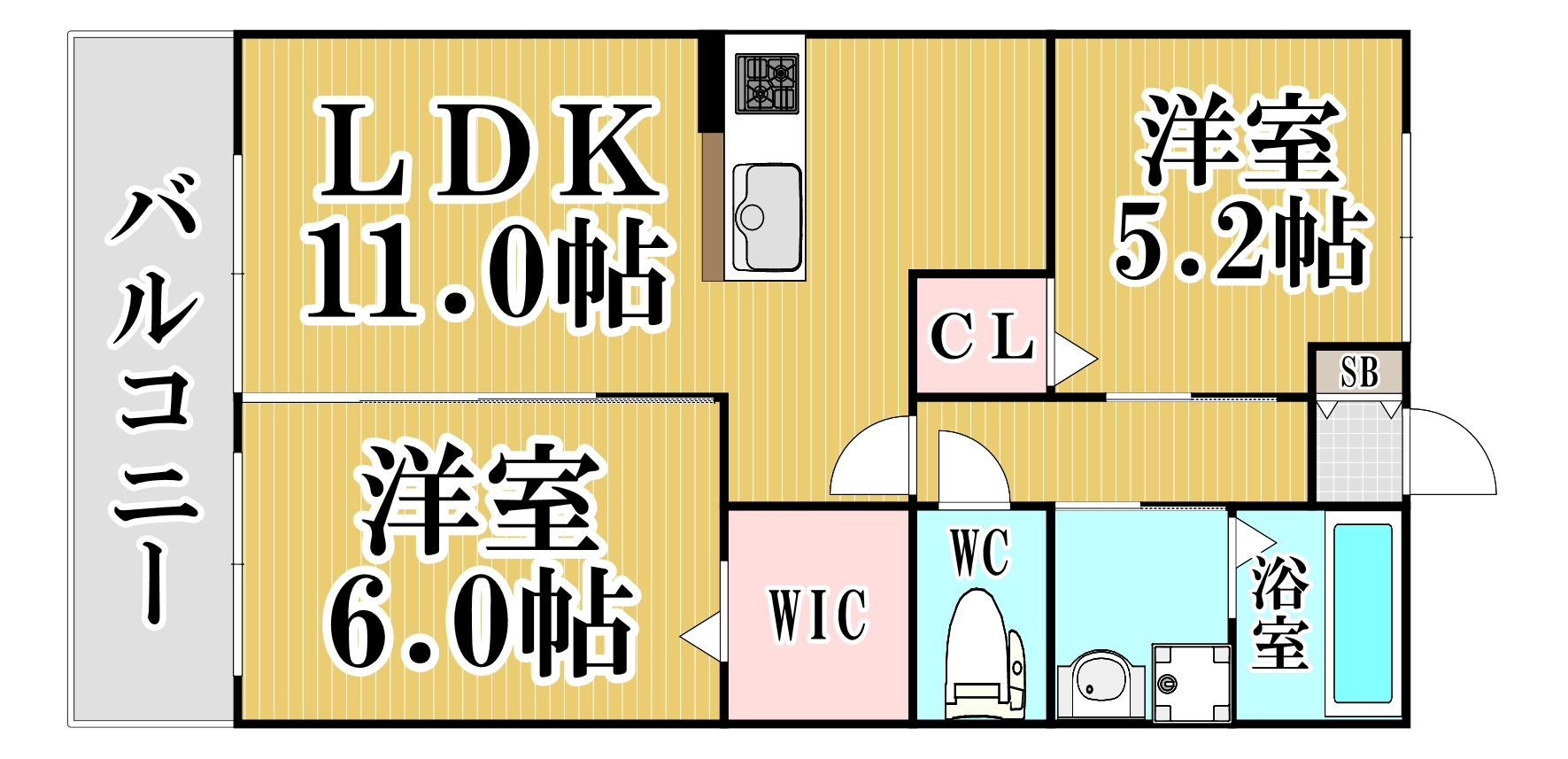 地下鉄七隈線 福大前駅 徒歩23分 3階建 築13年の間取り写真