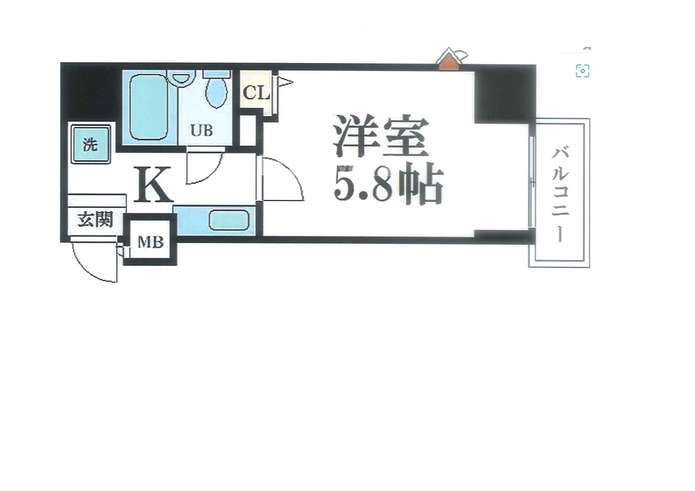 エスリード京都駅前の間取り写真