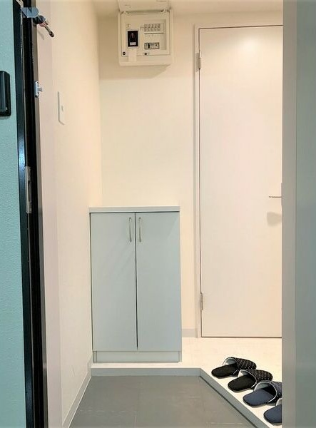 玄関　シューズボックス付きです♪