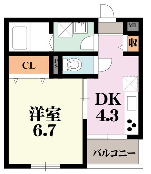 OrientCity戎之町東の間取り写真