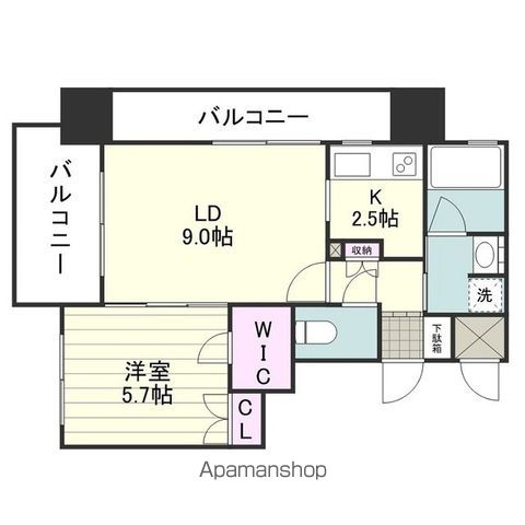 RJRプレシア郡元の間取り写真