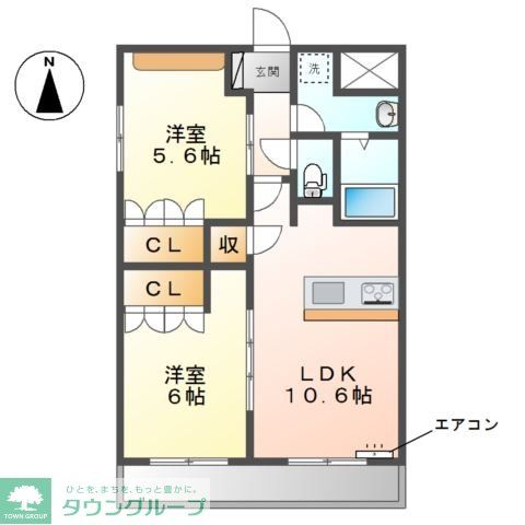 OSK アイリスコートの間取り写真