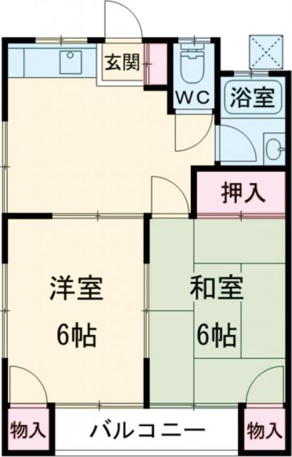 クロノス江戸川東の間取り写真