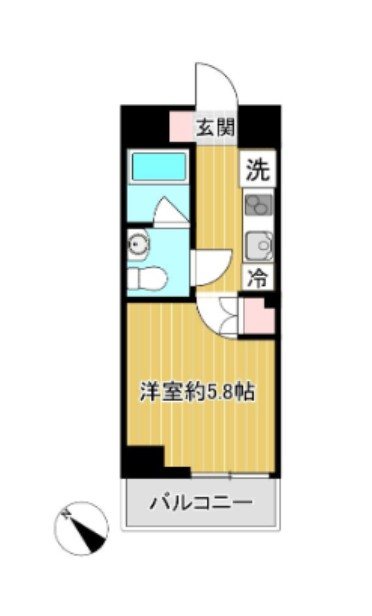 SHOKEN Residence横浜天王町の間取り写真