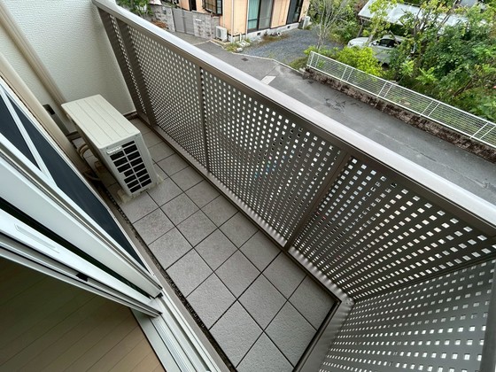 バルコニー　※別部屋の写真です