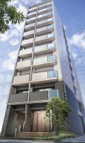 建物外観　スワンズシティ北堀江　重厚感ある分譲らしい外観