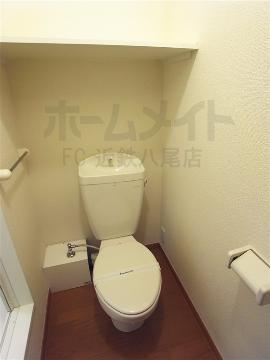 近鉄大阪線 河内山本駅 徒歩9分 2階建 築24年のトイレ写真