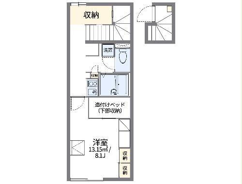 レオパレスコンツェルトの間取り