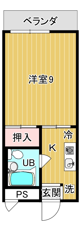 スクエア22・３０８号の間取り