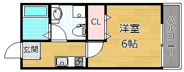 リヴィラ御殿山の間取り