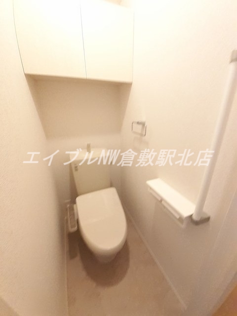 【サンフラット乙島Ｂ棟のトイレ】