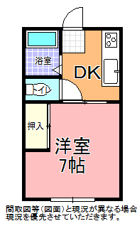 シティハイム嶋崎Ａ・Ｂ棟の間取り