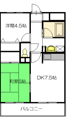 マイコート稲城の間取り