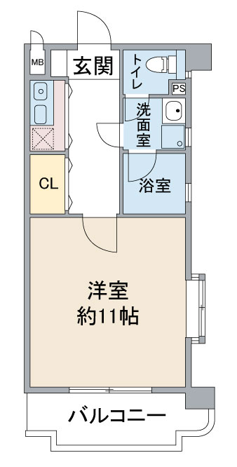 パークヒルズ一社の間取り