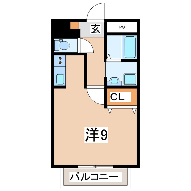 郡山市島のマンションの間取り