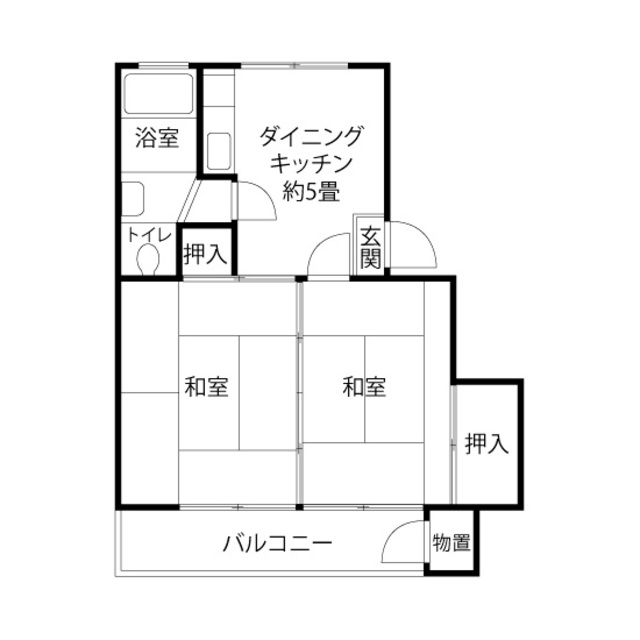 ＪＫＫ東京　大和芝中住宅の間取り