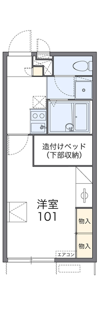 レオパレス中央公園の間取り